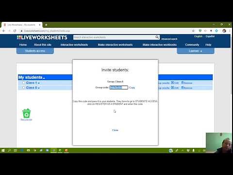 How to register students, teachers and add class in Liverworksheets.