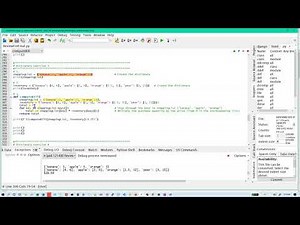 Python Review, part 6: A shopping list dictionary.