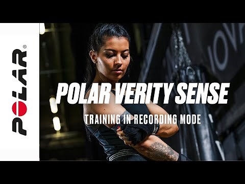 Polar Verity Sense | Training in recording mode