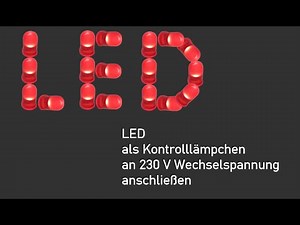 LED an 230V anschließen