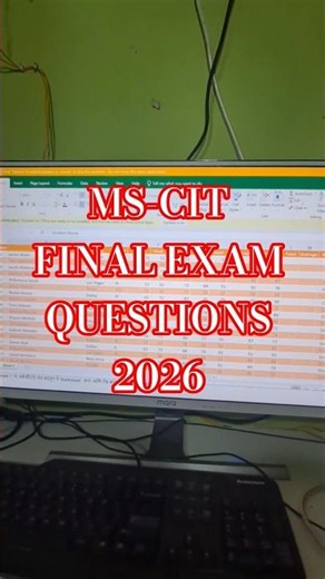 MS-CIT FINAL EXAM QUESTIONS 2026