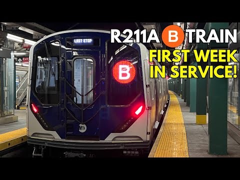IND: R211A (B) train action in the Bronx, Manhattan and Brooklyn on its first week of service!