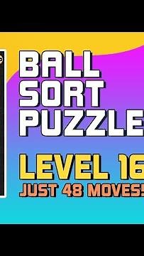 Ball Sort Puzzle Level 165 Walkthrough [48 Moves!]
