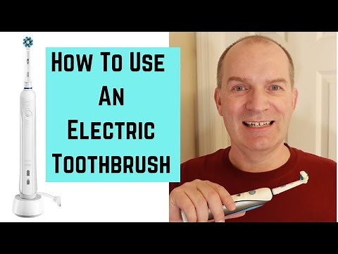 How to use an electric toothbrush