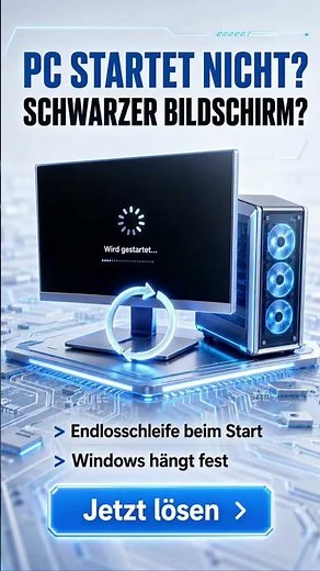 🚨Windows startet nicht? Dein PC fährt nicht mehr hoch und Du weißt nicht warum? 😱#pc #start #repair