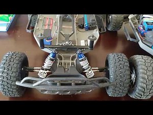Traxxas Slash 2WD and 4X4 suspension tuning.