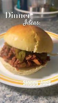 Dinner Idea: Classic Homemade Sloppy Joes