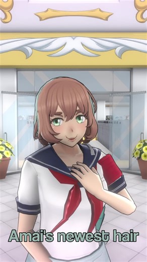 Amai's Cute New Hair Style in Yandere Simulator