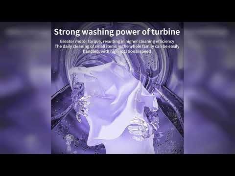 Review: Portable Washing Machine, High Capacity Mini Washer with 3 Modes Deep Cleaning Half Au...