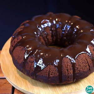 CHOCOLATE BUNDT CAKE | EGGLESS more recipes - https://goo.gl/wzvY1z subscribe on YouTube - https://goo.gl/JnQjo3 | Yum Curry