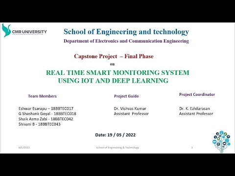 Smart Health Monitoring Monitoring System Using IOT and Deep learning - CMRU