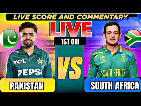 Live: PAKISTAN vs SOUTH AFRICA ODI, 2ND Session | Live Cricket Match Today|PAK VS SA LIVE