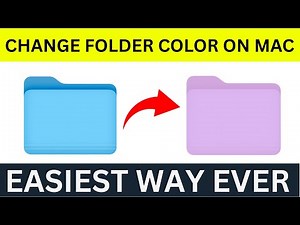 How to Change Mac OS Folder Color | Change Color of Folders on Mac | Mac 369