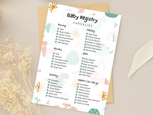 Baby Shower Checklist | Baby Registry Checklist | Newborn Essentials | Newborn Checklist | Pregnancy Checklist | Nursery Checklist | PDF - Etsy Australia