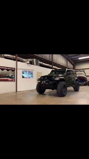 2021 #Jeep JL Willys in Sarge Green is looking mean with the 4” lift, 20x12 wheels & 37” tires. This bad boy is for sale for $59,900. FREE SHIPPING!