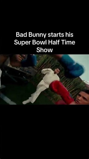 Bad Bunny starts super bowl halftime show