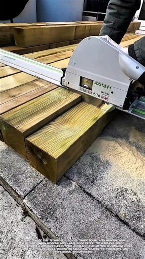 Precision Wood Cutting with Track Saw | Professional Timber Cutting Technique.