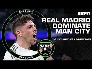 Real Madrid vs. Man City FULL REACTION! Valverde’s hat trick, Guardiola, Haaland & more! | ESPN FC