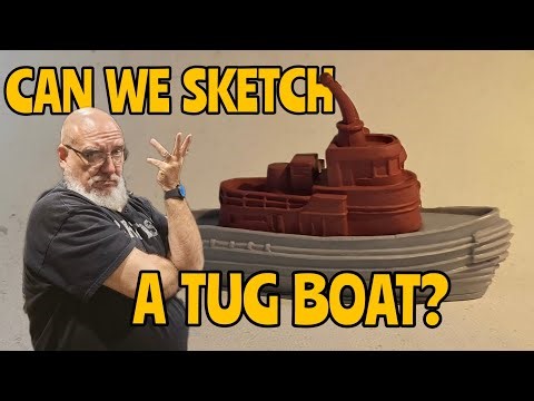 Tug Boat Sketch and Facts: Harbor Muscle on Call!