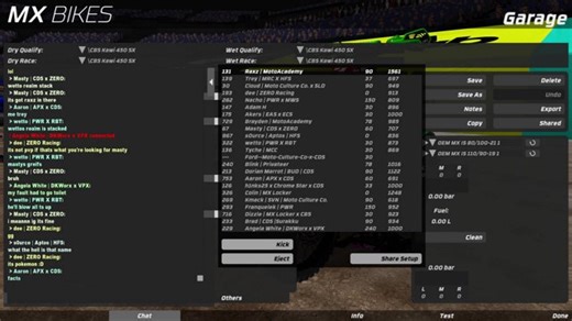 CDS Preseason race | !setup !settings