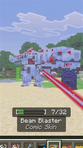 Blaster showcase! #minecraft #mc #short #showcase #addon #video #edit