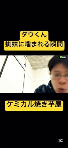 kick配信者みなみの魔王が蜘蛛に噛まれる瞬間ケミカル