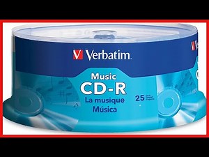 Verbatim Music CD-R 80 Minute 700 MB Blank Recordable Audio Discs 25pk Spindle