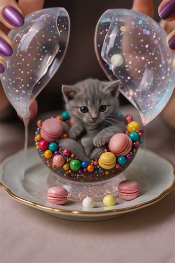 Is It Real?! Slime Creates a Cat?! 🐱✨ The Cutest Experiment Ever!