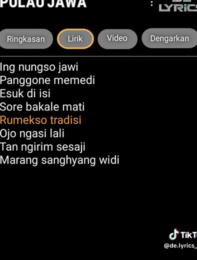 Lirik Lagu Pulau Jawa – Lagu Jawa Lengkap & Terjemahan Singkat