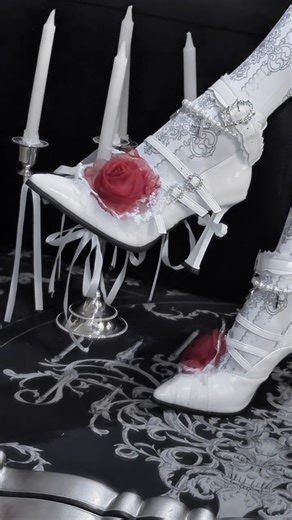 Devil Inspired on Instagram: "✨ Gothic Elegance – Pointed Toe High Heels with Cross Charm Chains ✨ Step into dark sophistication with these Gothic high heels, available in white and black. Featuring a sleek pointed toe, elegant crisscross straps, and beaded chains adorned with detachable cross charms, these heels bring together mystery, refinement, and versatility in every step. 🖤🤍 ✨ Black — search “SPHEN-012” on devilinspired.com ✨ White — search “SPHEN-013” on devilinspired.com 📅 Walk with 