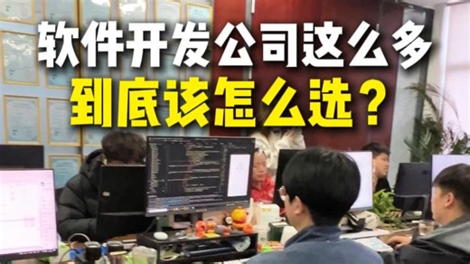 软件开发公司这么多，到底该怎么选？一条视频教会你，如何找到靠谱的软件开发公司！2026年了，别再踩坑了！