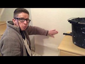 Hanging lining paper for painting.