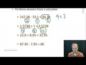 Numbers and measurements, part 5, math with significant figures