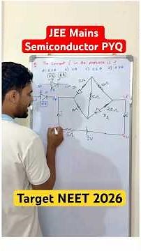 JEE Mains Semiconductor PYQ for NEET 2026 #neet2026 #neetaspirents #jee #neet #physics #shorts