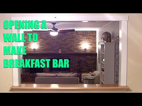 Opening Wall To Make A Breakfast Bar/Passthrough