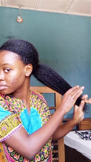 Creative Bubble Ponytail Styles for Type 4 Hair