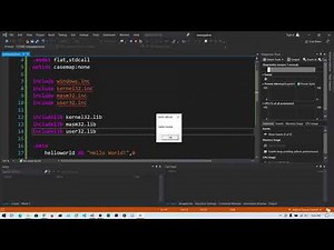 Masm32 Tutorial - 03 MessageBox