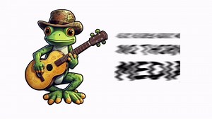 Banjo Frog Sticker 4 Inch Amphibian Music Instrument Bluegrass Meme - Waterproof Vinyl Decal for Laptop Water Bottle Car Tumbler - Durable Funny Aesthetic Long-Lasting Stickers for Adults ID44990
