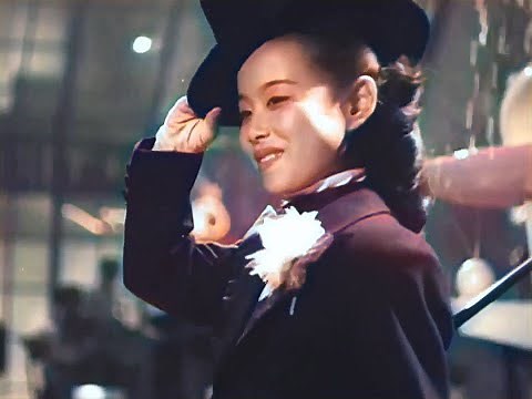 悲しき口笛 / The Sad Whistle (1949) [60fps カラー化 映画 フル / Colorized, Full Movie] 美空ひばり