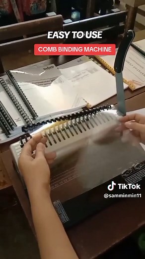 Easy to Use Comb Binding Machine for Your Projects