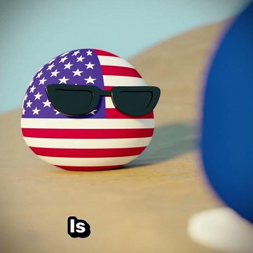DAY AT THE BEACH | Countryballs Animation