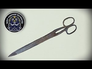 Restoration of vintage scissors company BONUM / Restore hand tool