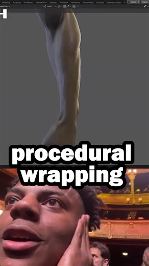 Blender Procedural wrapping generator