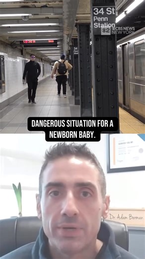 A newborn baby girl with her umbilical cord attached was found unattended at a New York City subway station during the Monday morning rush in Manhattan, police said. The girl was conscious, alert and did not appear to have any injuries, police said. She was taken to Bellevue Hospital in stable condition. Police have released video of a person wanted for questioning. Anyone with information about this case is asked to call the NYPD's Crime Stoppers hotline at 1-800-577-TIPS (8477). | CBS New York