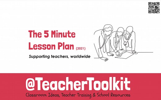 Good ideas stand the test of time! The 5 Minute Lesson Plan > Focus on learning, not form-filling!