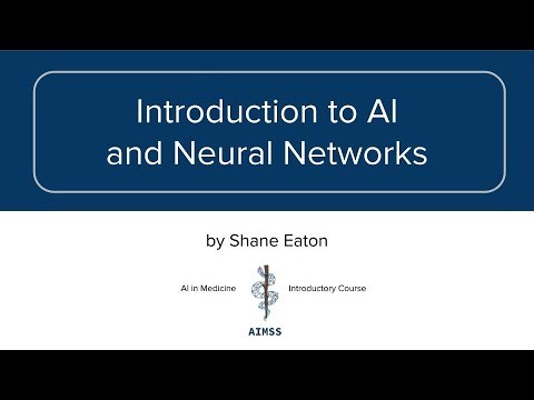Lecture A1: Intro to AI and Neural Networks