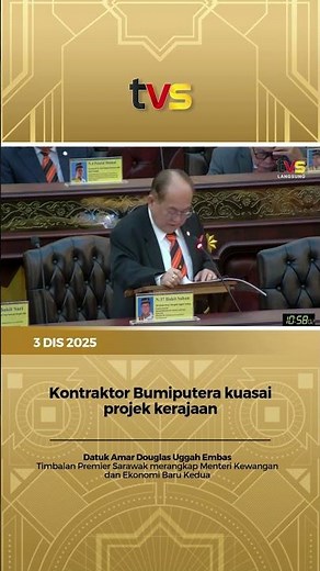 Kontraktor Bumiputera kuasai projek kerajaan | TVS