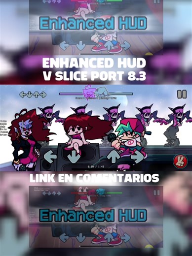 enhanced hud v slice port 8.3 #fnfmobilemods#