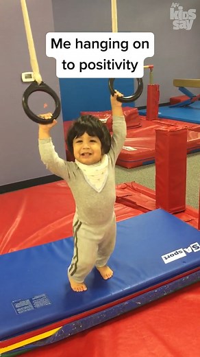 We're having a tumbling good time! 🤪 #kids #funny #gymnastics #fail #reels | Kids Say