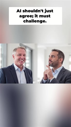 AI tools: A critical thinking partner, not just a 'yes' machine. Level up your skills! #AItools #ChatGPT #CriticalThinking #Productivity #Innovation